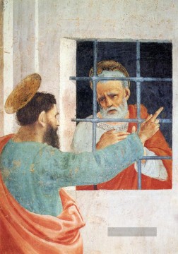  peter - St Peter besuchte im Gefängnis von St Paul Christentum Filippino Lippi
